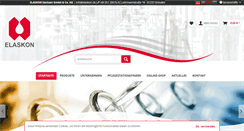 Desktop Screenshot of elaskon-shop.de